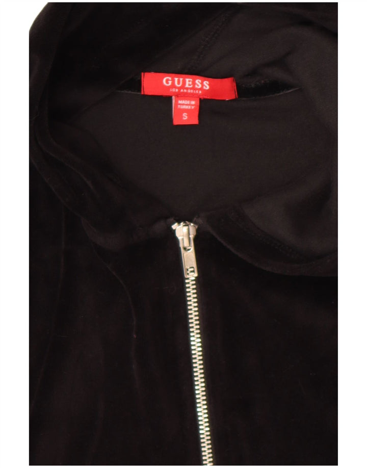 Guess Dame Oversized hættetrøje Sweater UK 10 Small Black Colourblock