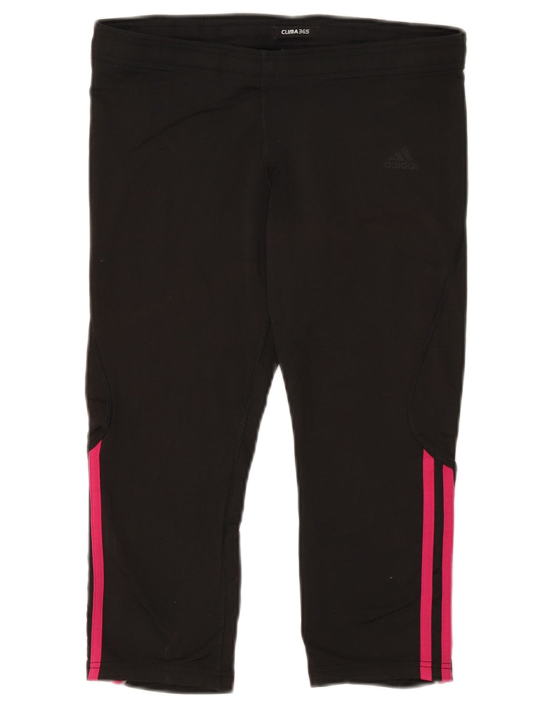 Adidas Dame Clima 365 Capri Leggings UK 14 Medium Sort Polyester
