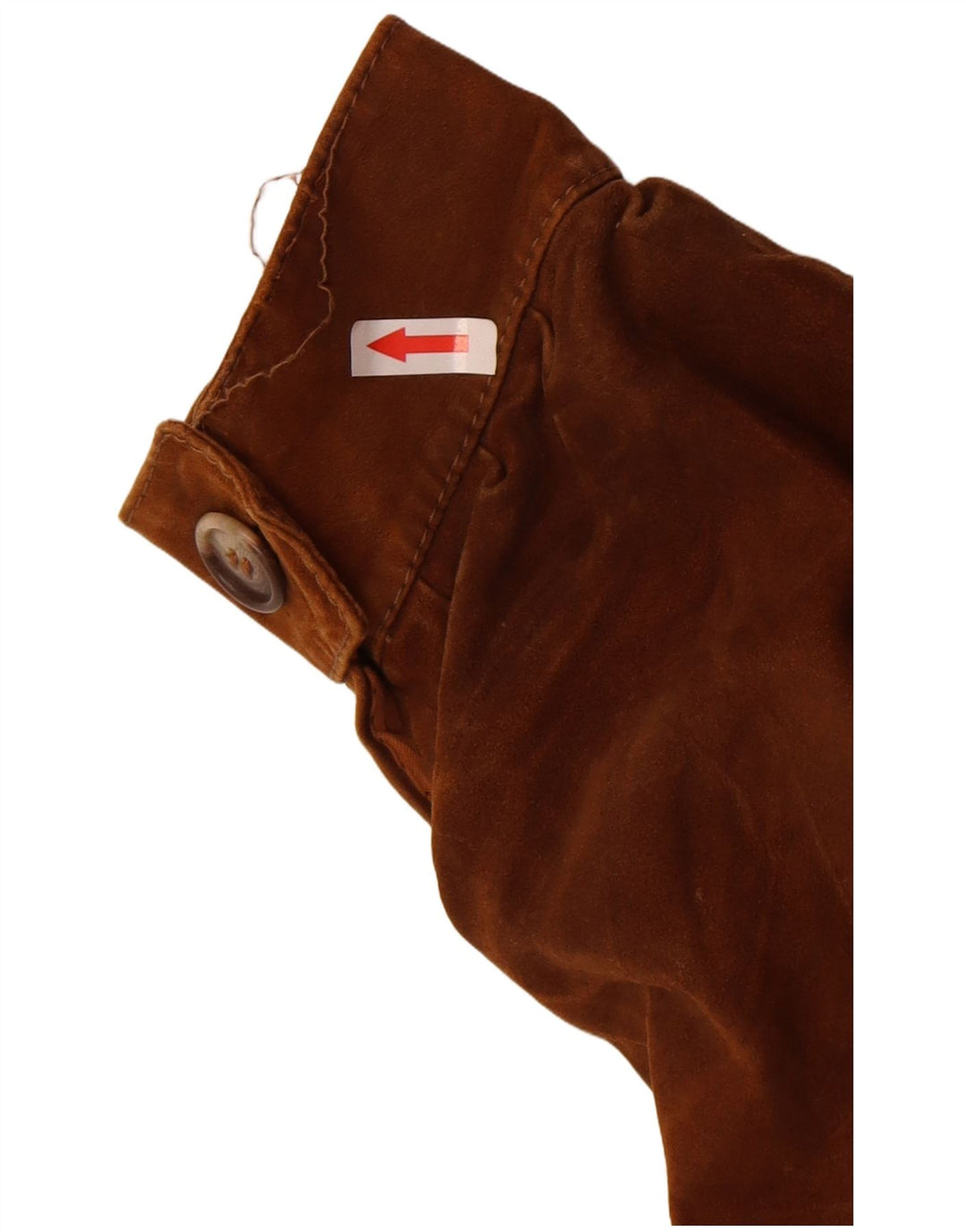 Vintage herre ruskindsjakke IT 54 2XL brunt læder