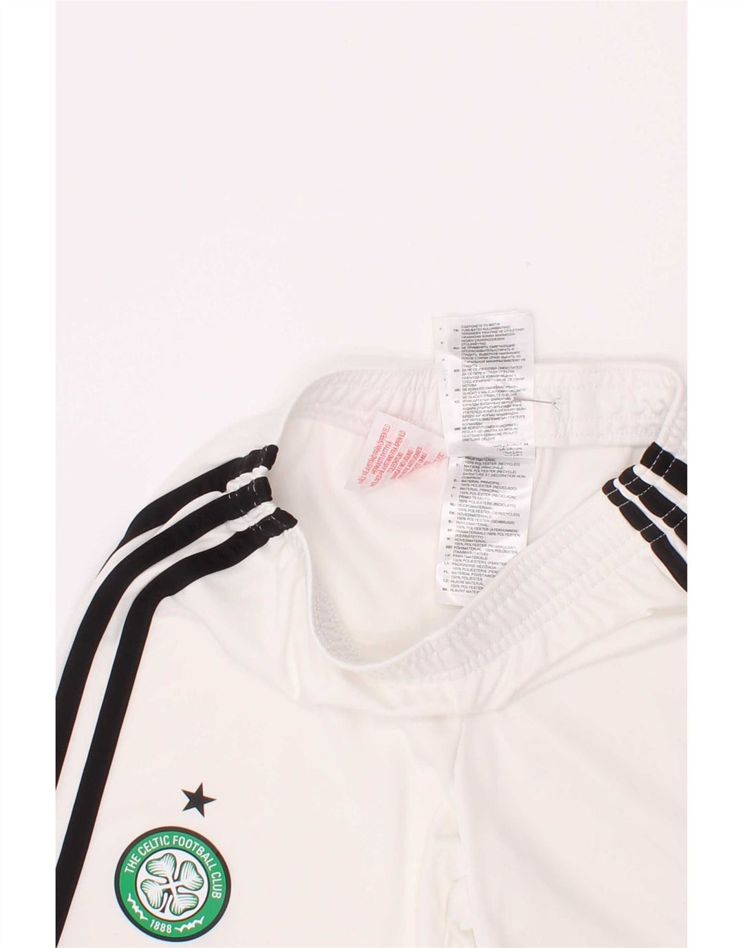 Adidas Boys Boston Celtics Sports Shorts 5-6 år Hvid polyester