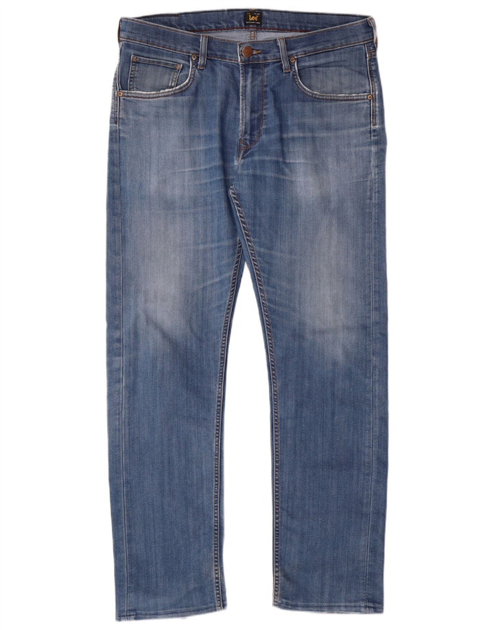 LEE Mens Daren Slim Jeans W34 L34  Blue Cotton