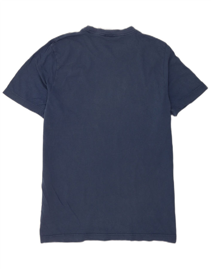 Adidas herre T-shirt top mellem marineblå bomuld