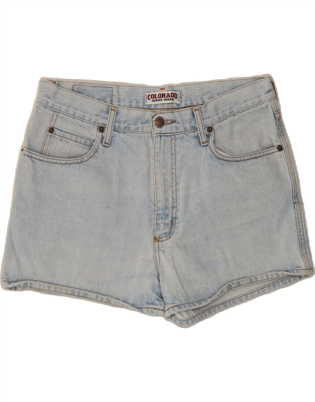HIGH COLORADO Womens Denim Shorts W34 Large  Blue Cotton Vintage High Colorado and Second-Hand High Colorado from Messina Hembry 