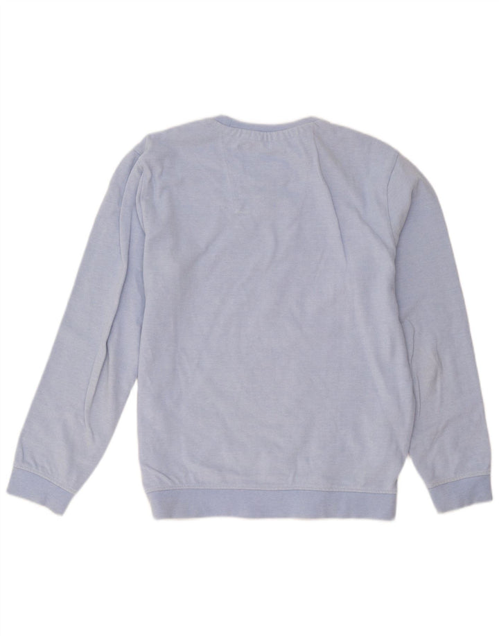 Besætningstøj Herre sweatshirt Jumper Medium Blå Bomuld