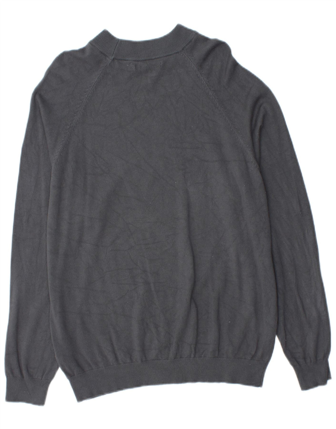 Zara Dame Turtle Neck Jumper Sweater UK 14 Medium Grey Viscose