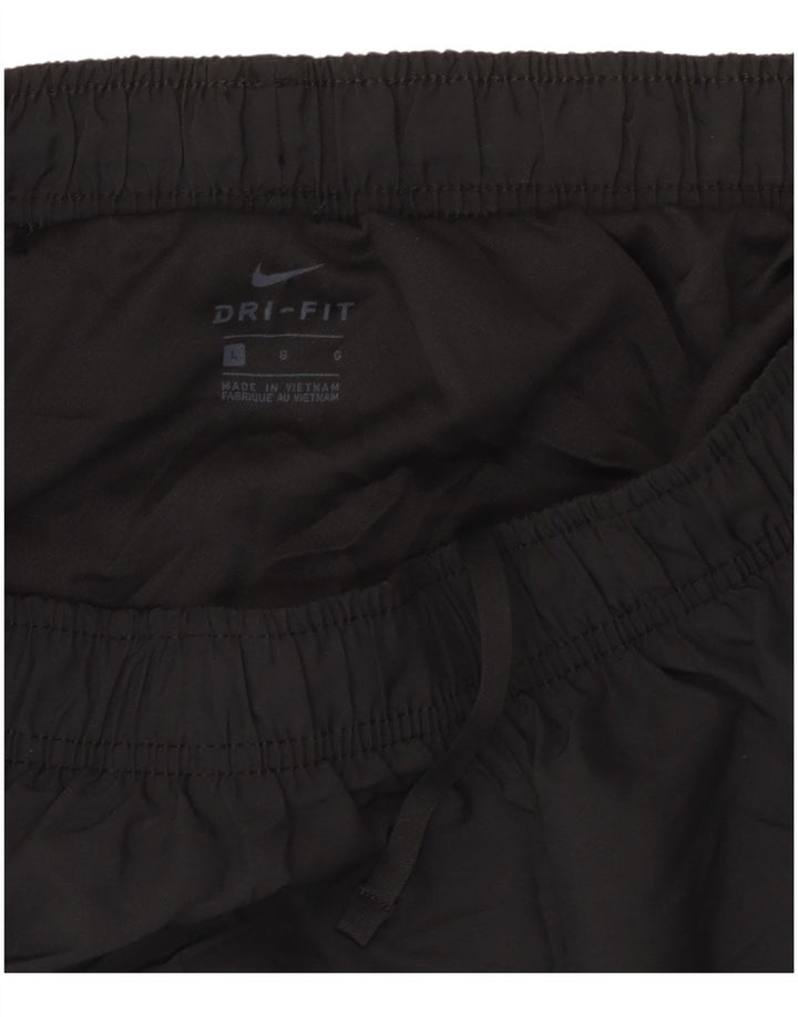 NIKE sportsshorts til kvinder UK 14 Stor sort polyester