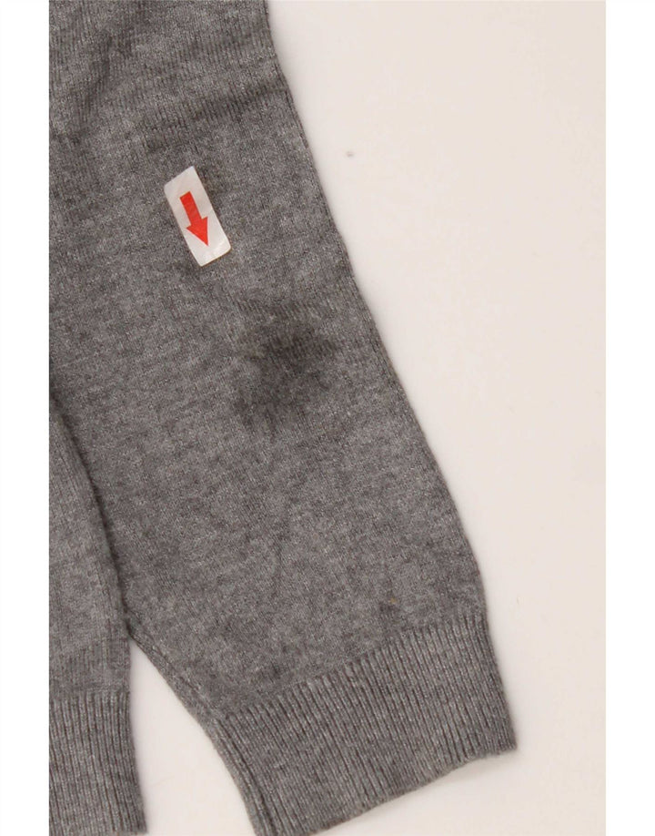 Zara Herre rullehals sweater mellemgrå viskose