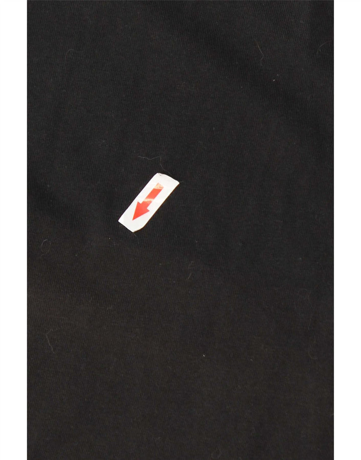 Adidas Dame T-Shirt Kjole UK 14 Medium Sort