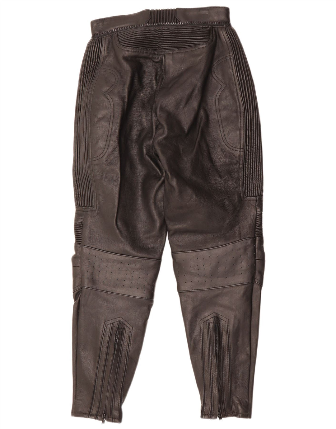 LOUIS Moto Racer-bukser i læder til kvinder EU 36 Small W28 L27 sort læder