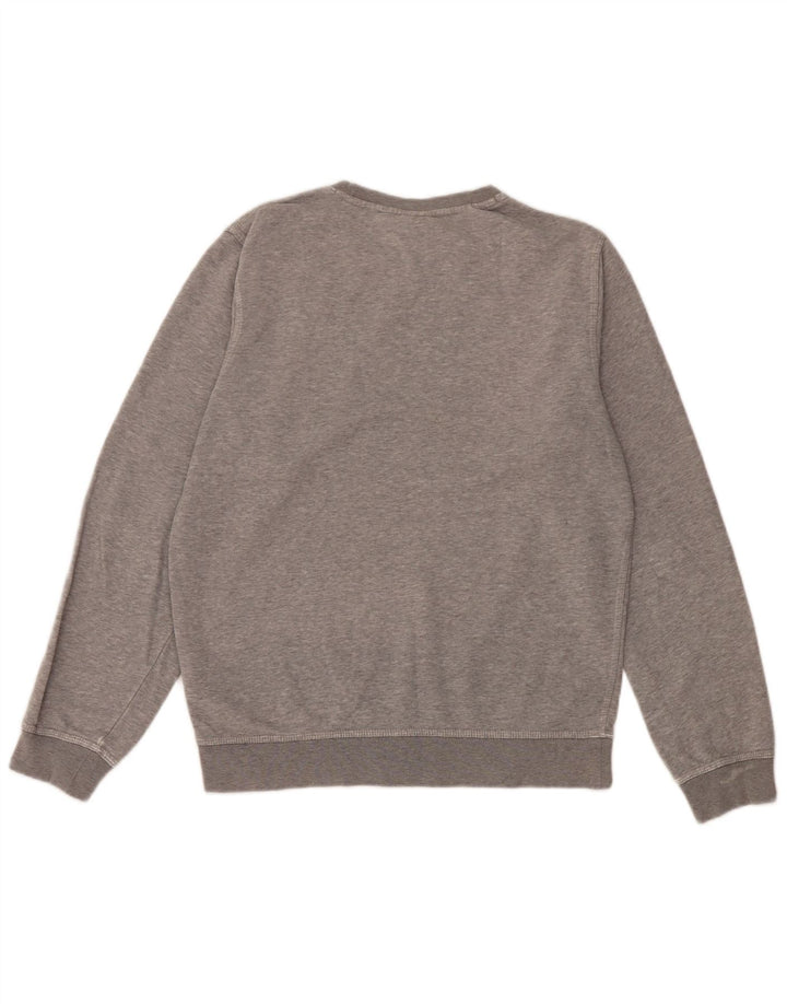 Nike Sweatshirt til mænd, lille grå flækket bomuld
