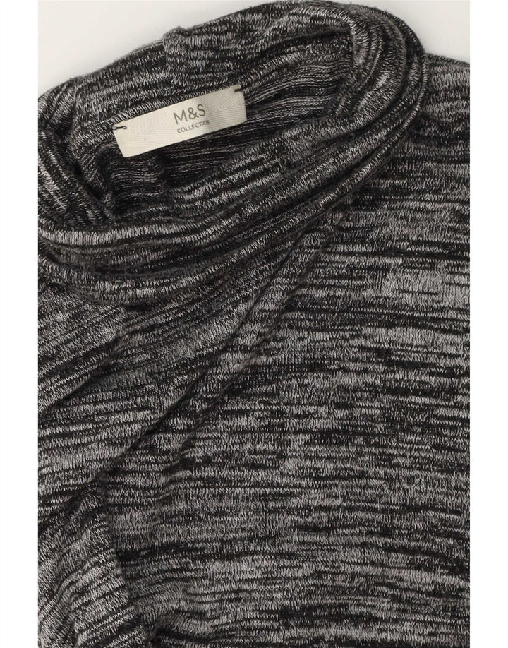Marks & Spencer Dame Tunika Top UK 18 XL Grå Flecked