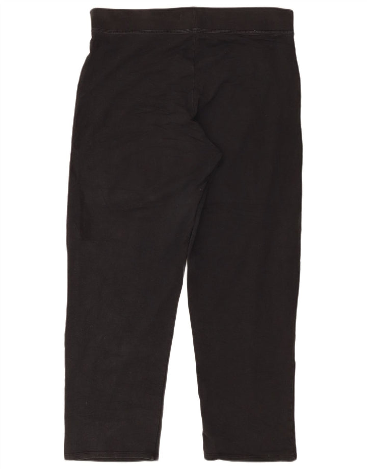 Marks & Spencer Kvinder Short Leggings UK 16 Large Black Bomuld