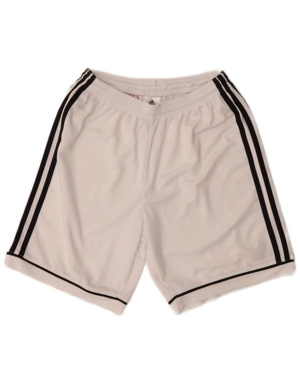Adidas Boys Climalite Sportshorts 13-14 år Hvid polyester