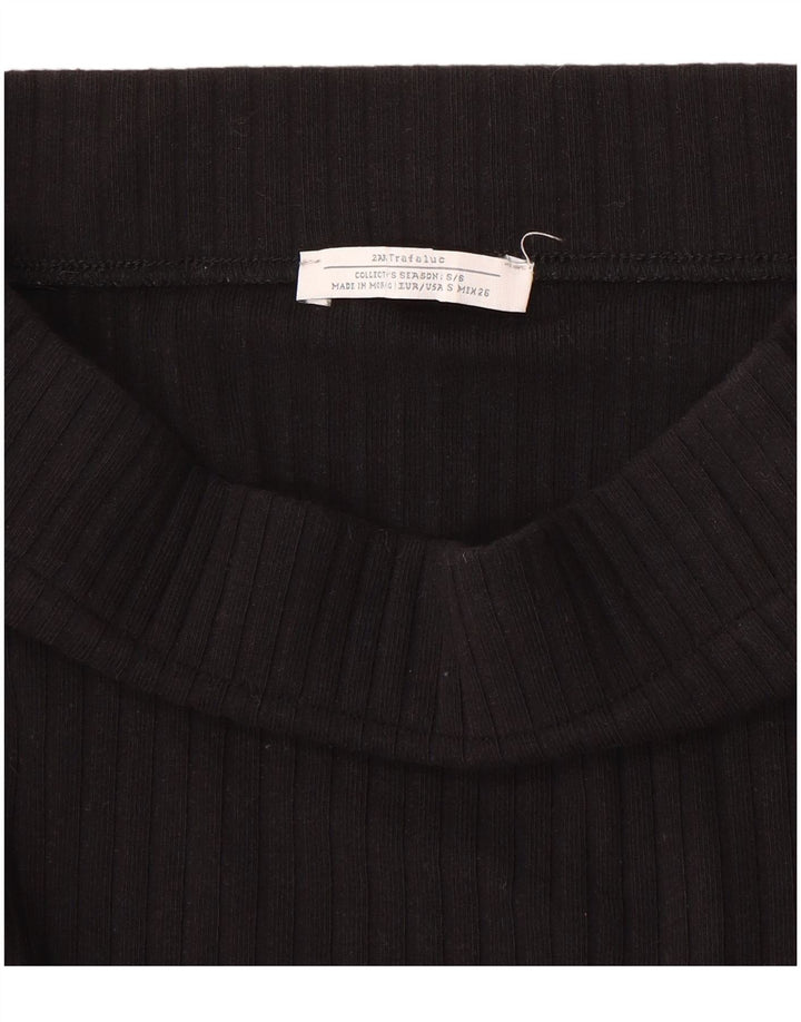 Zara Damestrik Midi-nederdel Small W26 Sort