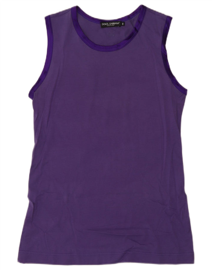 Dolce & Gabbana Damevest Top IT 44 Medium Lilla