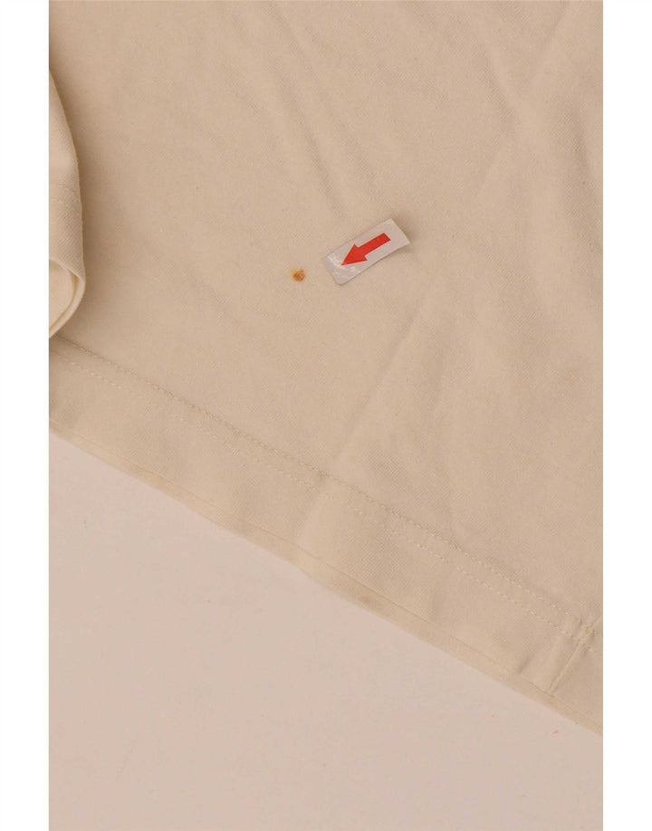 Adidas Herre T-Shirt Top UK 38/40 Medium Hvid Bomuld