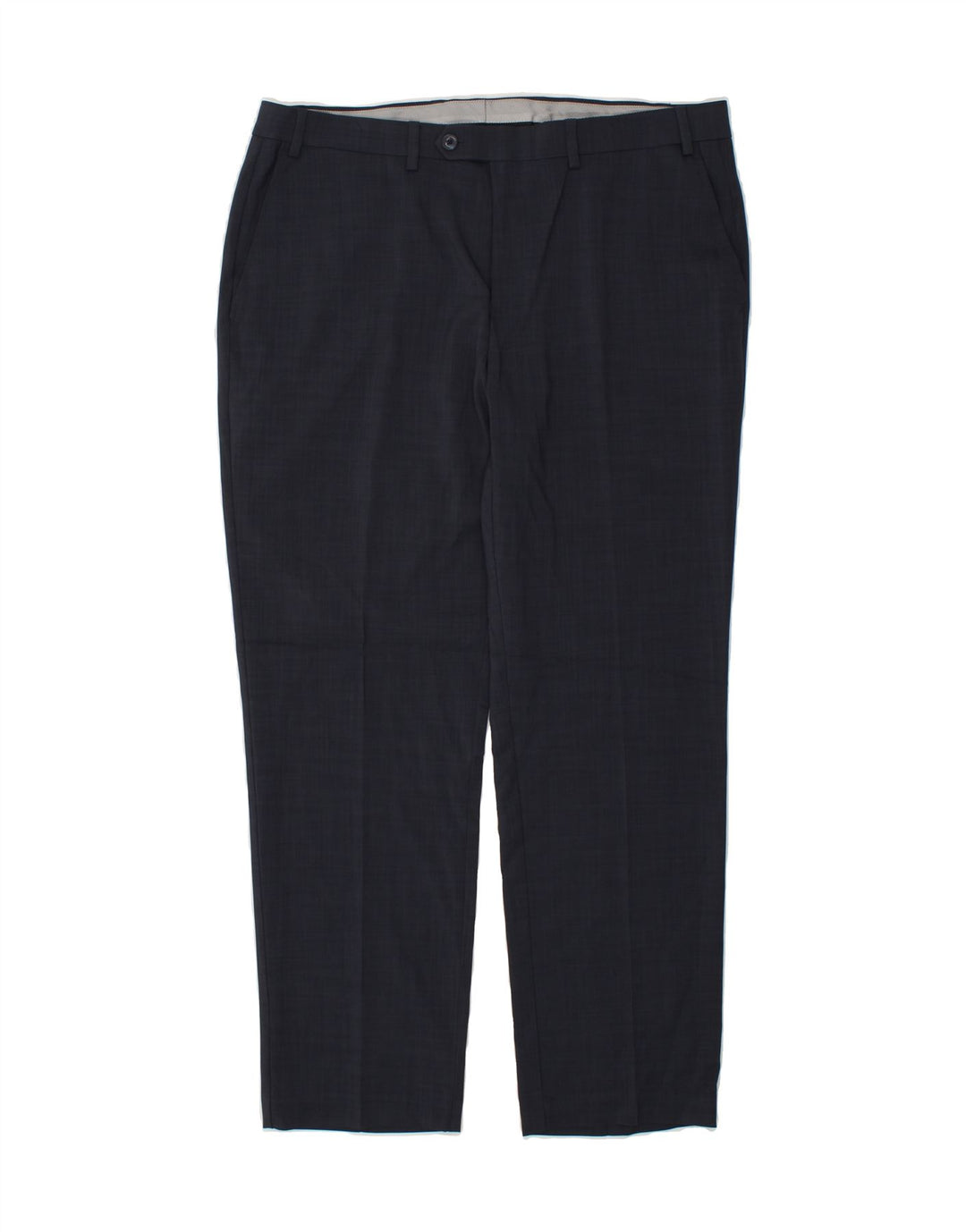 MICHAEL KORS Mens Slim Suit Trousers W38 L30  Navy Blue Polyester Vintage Michael Kors and Second-Hand Michael Kors from Messina Hembry 