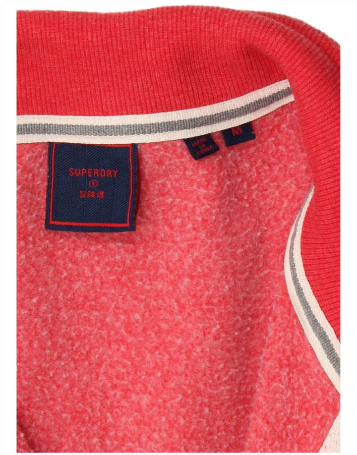 SUPERDRY Træningsdragt til mænd Topjakke Medium Rød Bomuld