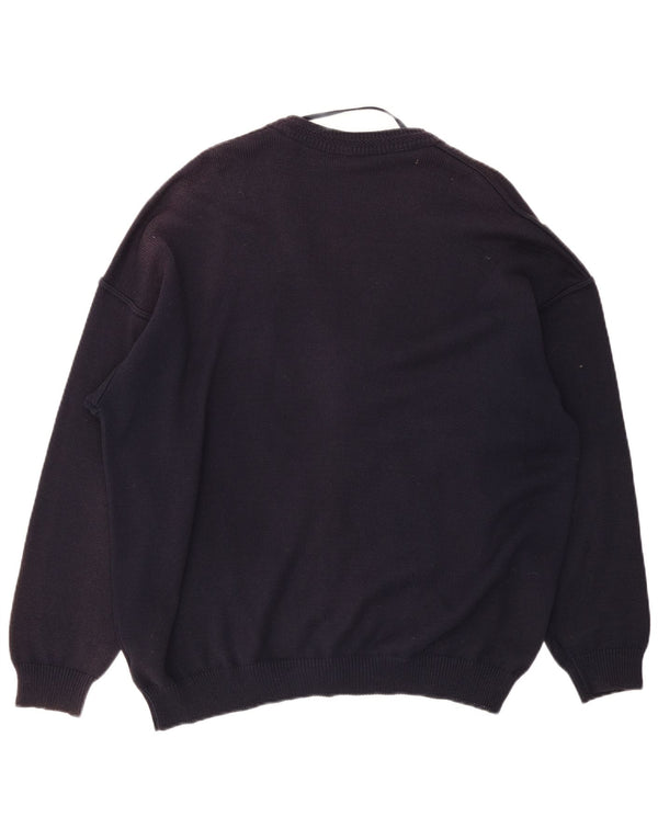 Signe Incognito Herre Cardigan Sweater 2XL Marineblå Argyle/Diamant Akryl