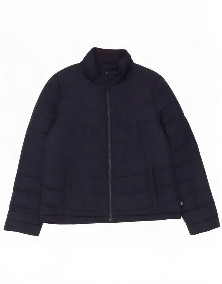 Gap polstret jakke til kvinder UK 14 Mellem marineblå polyester