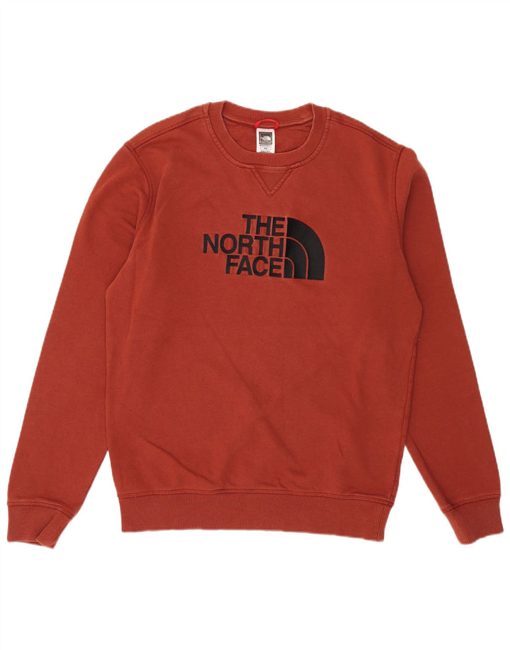 The North Face Herre Grafisk Sweatshirt Jumper Medium Bourgogne Bomuld