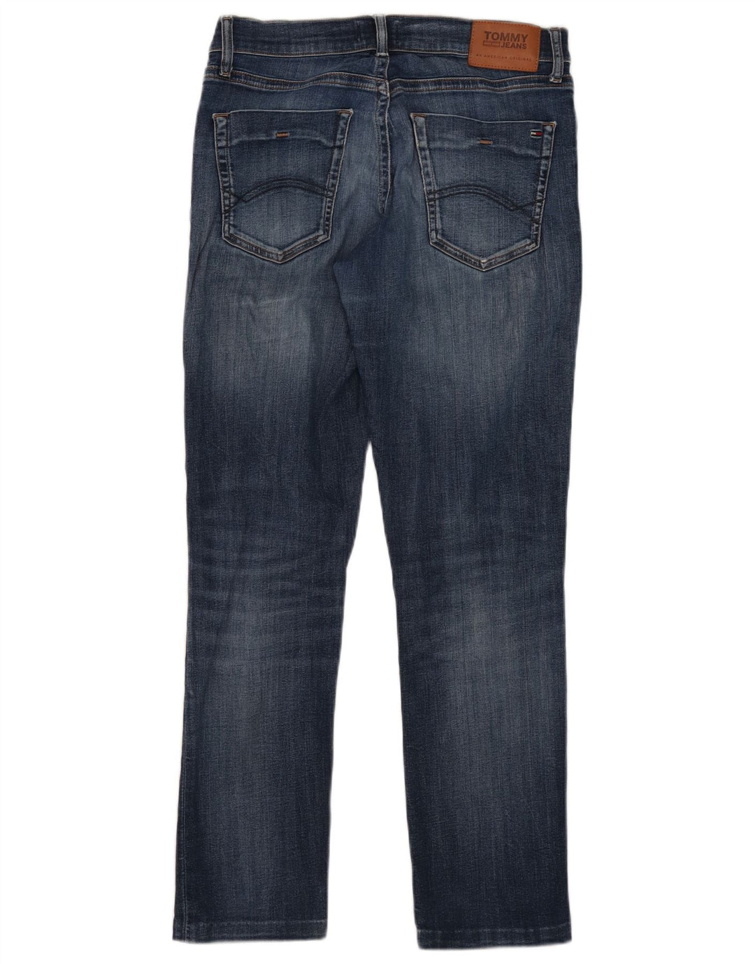 Tommy Hilfiger Herre Slim Jeans W32 L29 Blå