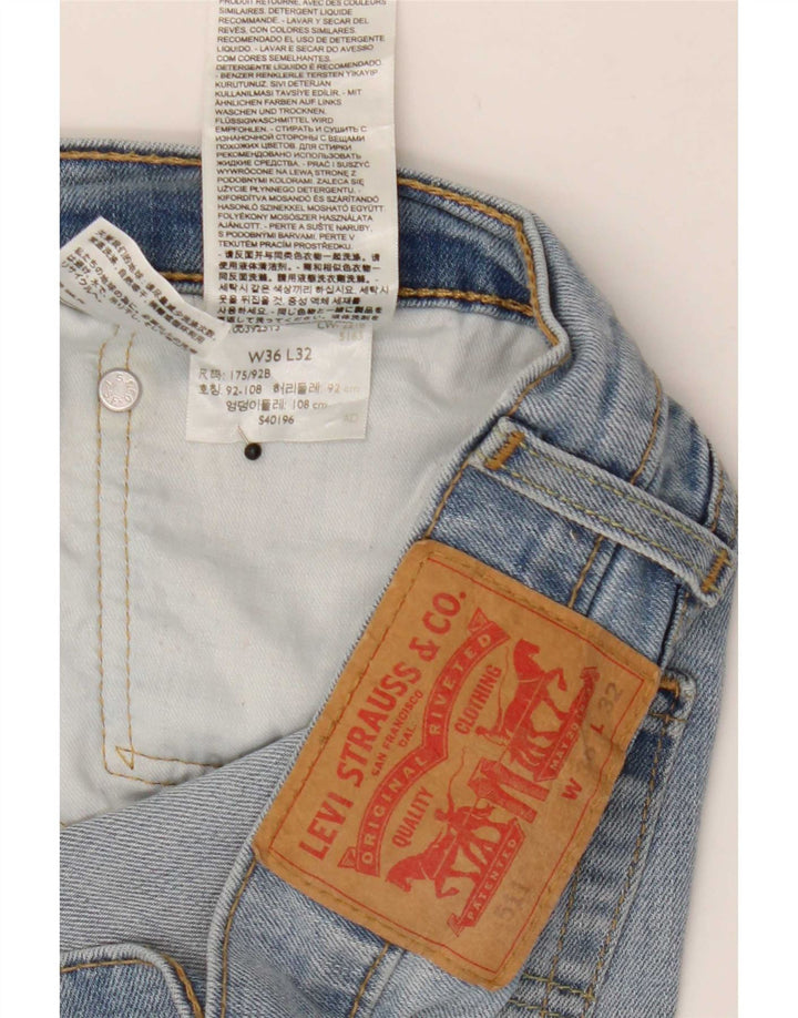 Levi's Herre 511 Slim Jeans W36 L32 Blå Bomuld