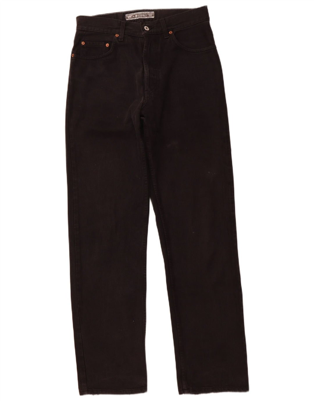 MUSTANG Herre Oregon Straight Jeans W31 L32 Sort Bomuld