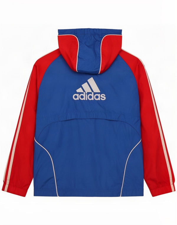Adidas Grafisk træningsdragt topjakke til drenge 10-11 år Medium Blue