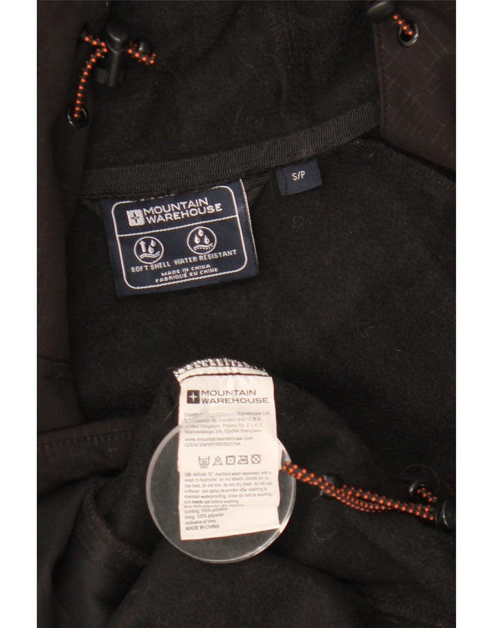 Mountain Warehouse Herre Hooded Windbreaker Jacket UK 36 Small Black