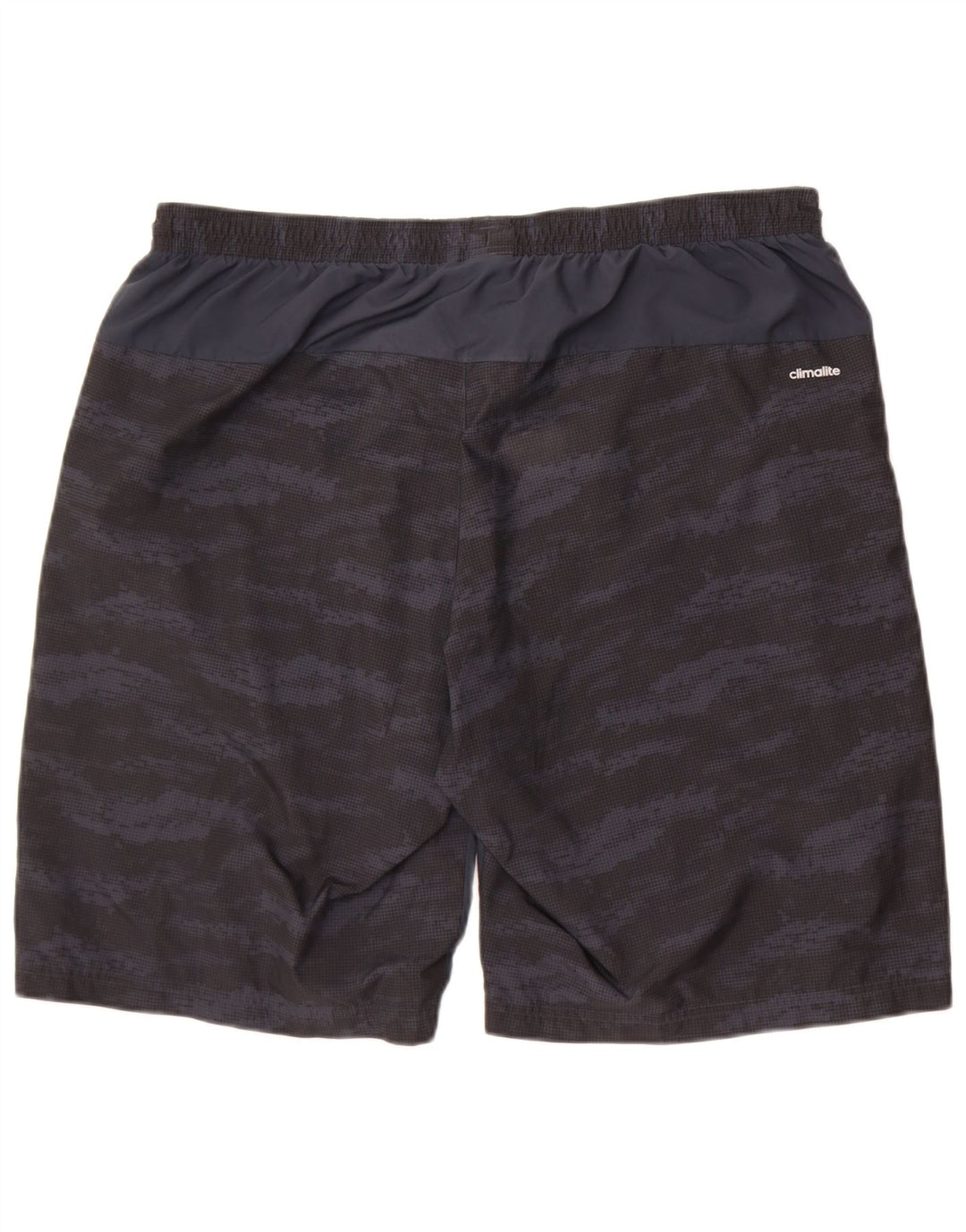 Adidas Herre Climalite Sport Shorts XL Navy Blue Camouflage Polyester