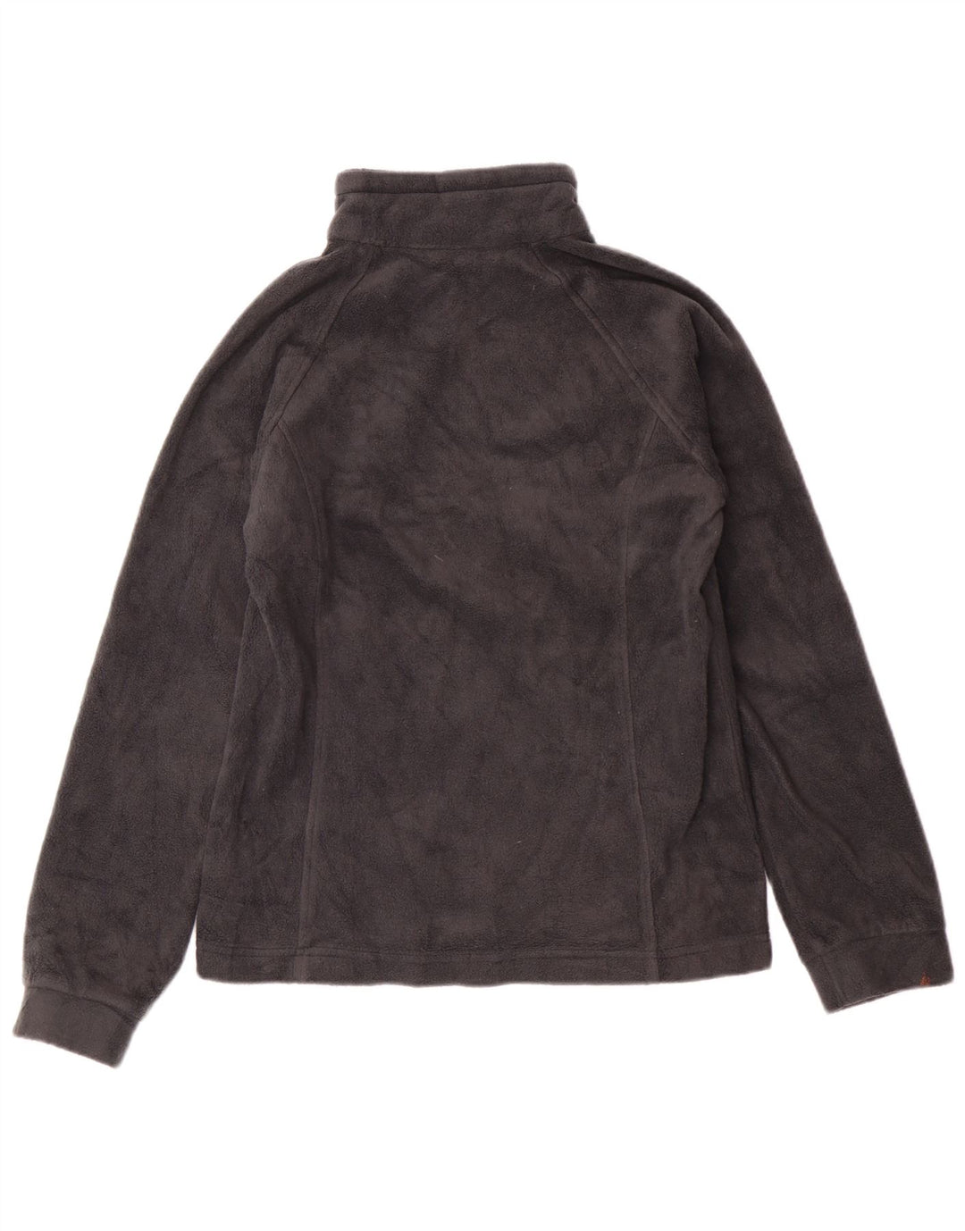 COLUMBIA Girls Fleece Jacket 14-15 Years Large Grey Polyester
