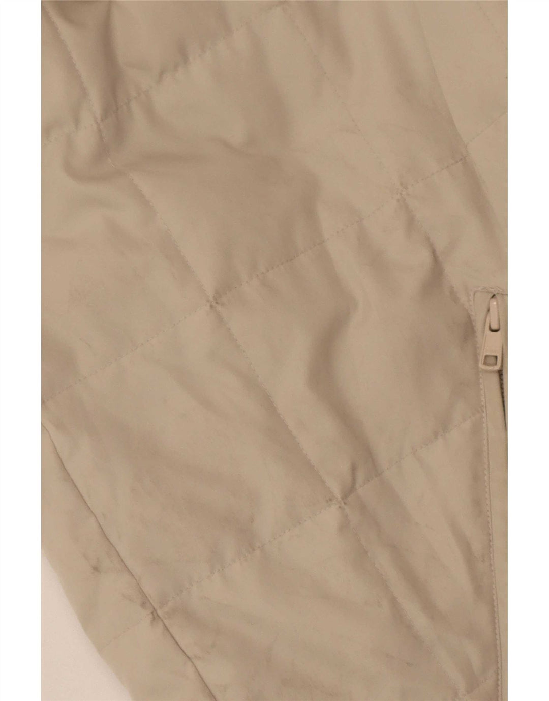 Sergio Tacchini Herre polstret jakke UK 40 Large Beige Polyester