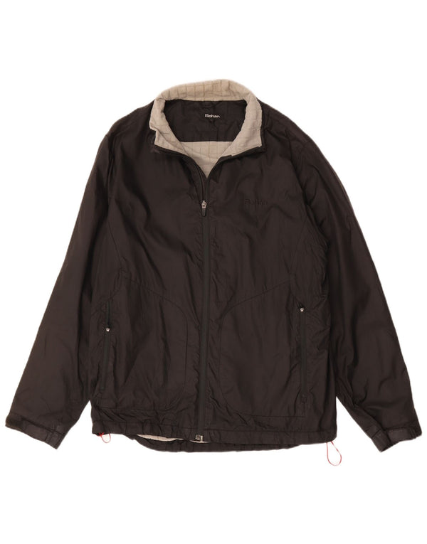 Rohan Herre Bomber Jacket UK 38 Medium Sort Polyester