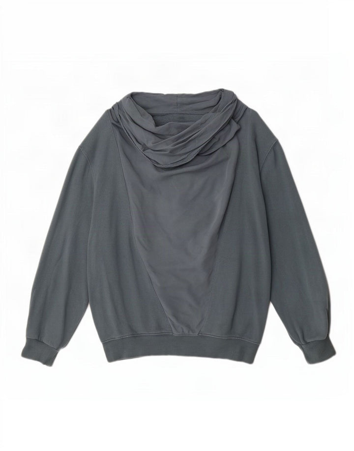 Zara Dame Oversized Sweatshirt Jumper UK 14 Medium Grey Bomuld