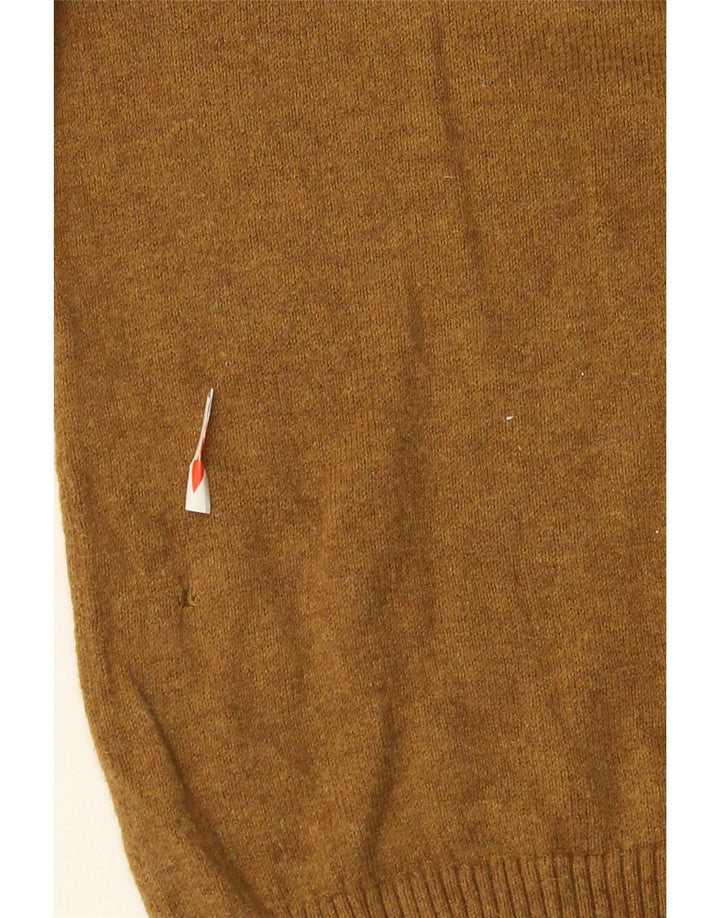 Fat Face Herre V-hals sweater Medium Brun Bomuld