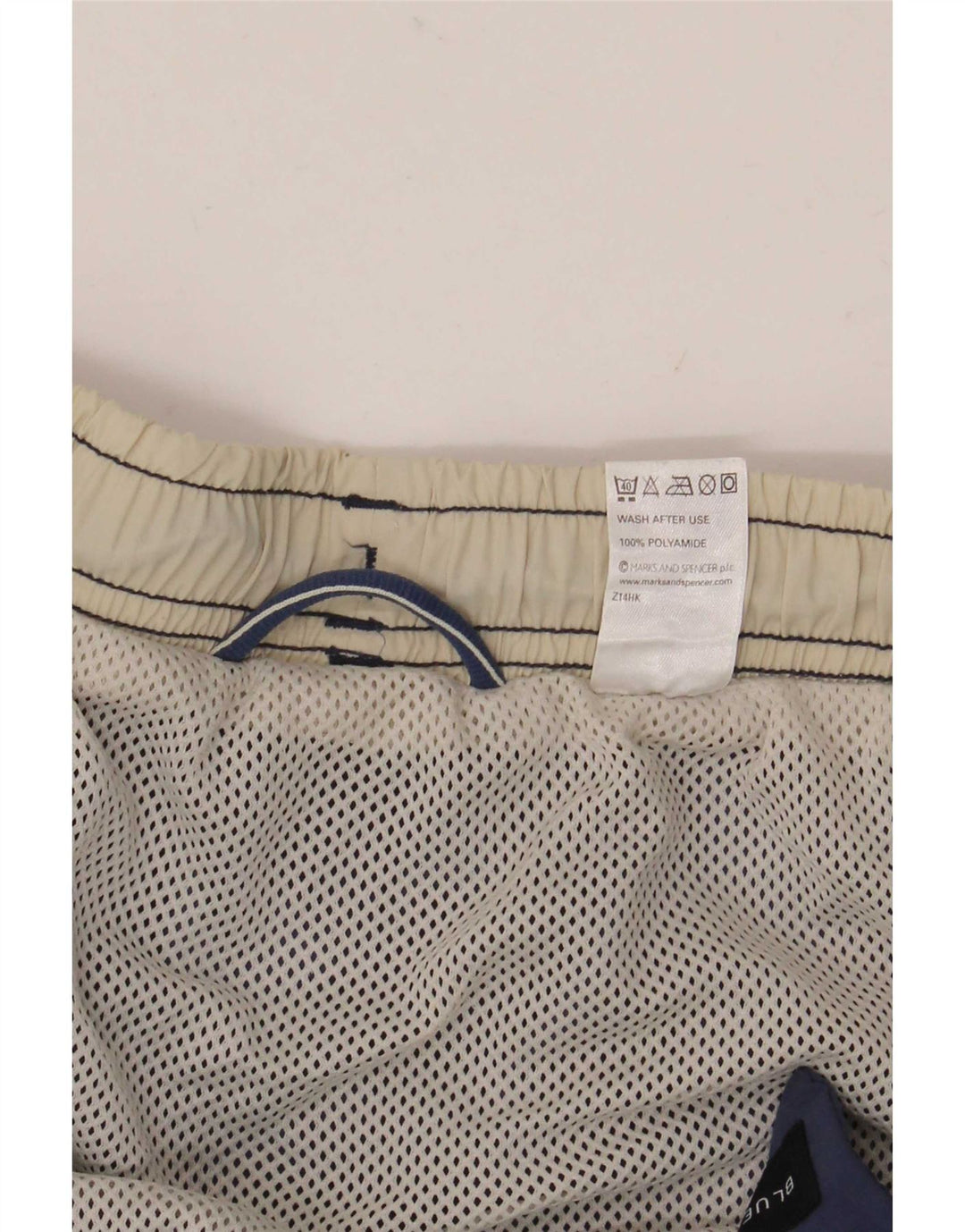 Marks & Spencer Badeshorts til mænd 2XL marineblå polyamid