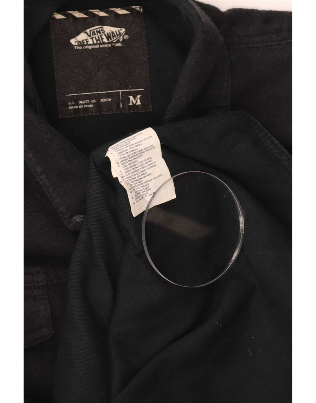 Vans Denimskjorte til mænd Medium Sort Bomuld