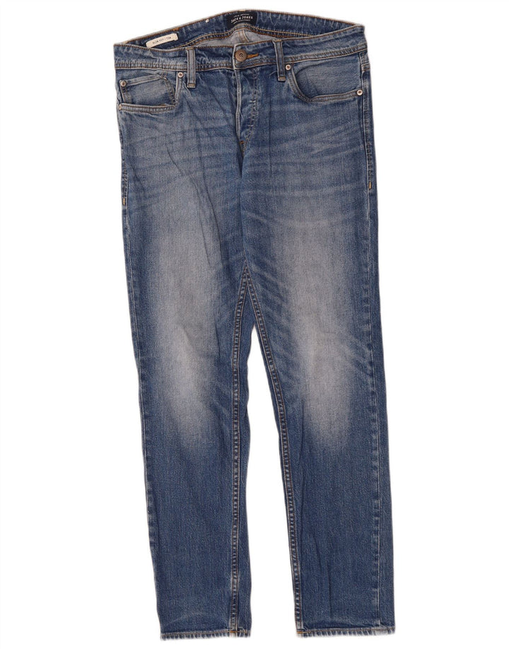 Jack & Jones Herre Tim Slim Jeans W30 L30 Blå Bomuld