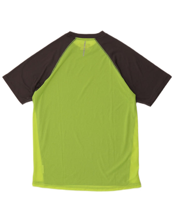 Under Armour Herre Heat Gear T-Shirt Top Medium Grey Colourblock
