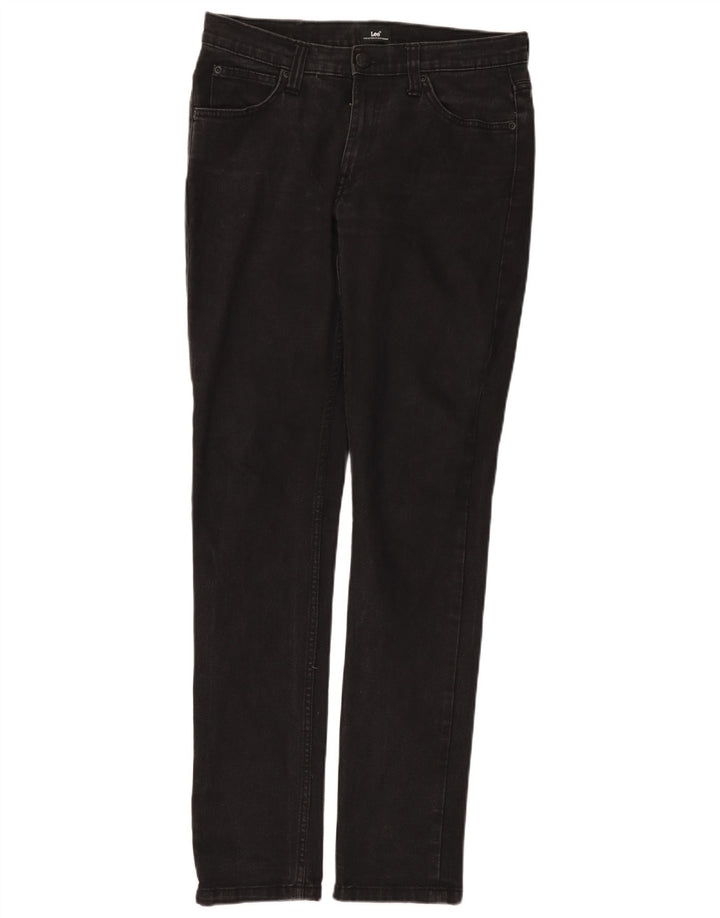 Lee Slim Jeans til mænd W32 L33 sort bomuld