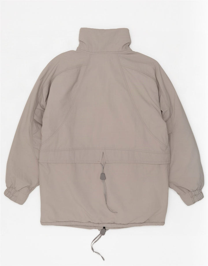 Vintage vindjakke til kvinder UK 18 XL Grå