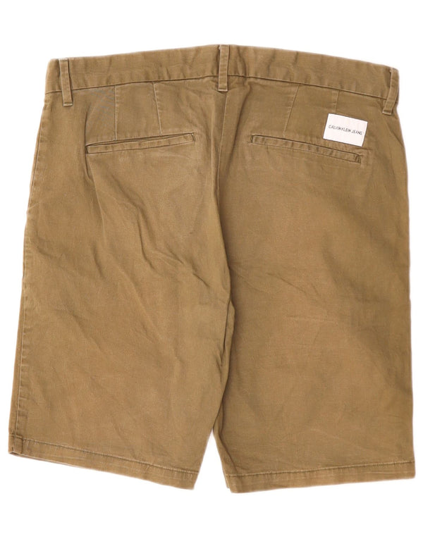 CALVIN KLEIN Chino Shorts til mænd W31 Medium Beige Bomuld