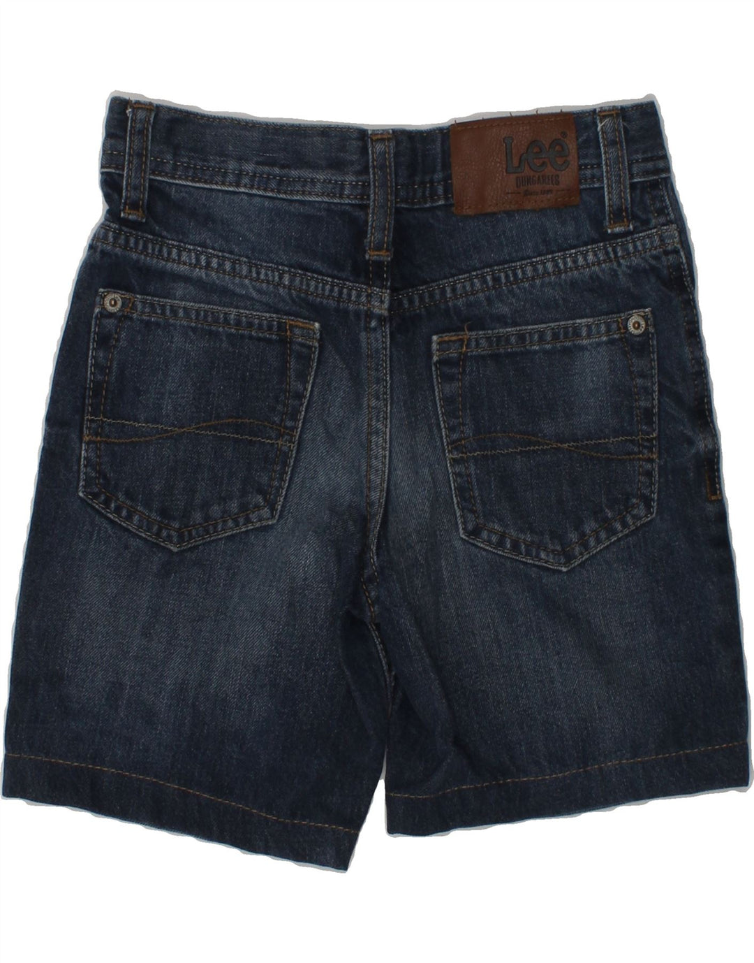 LEE Boys Denim Shorts 6-7 Years W22  Navy Blue Cotton | Vintage Lee | Thrift | Second-Hand Lee | Used Clothing | Messina Hembry 