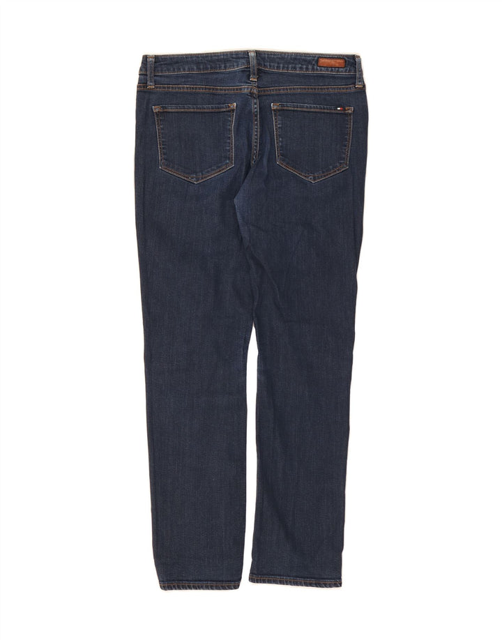 TOMMY HILFIGER Womens Straight Jeans W30 L30 Navy Blue Cotton Vintage Tommy Hilfiger and Second-Hand Tommy Hilfiger from Messina Hembry 