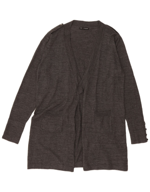 Marks & Spencer Womens Autograph Longline Cardigan Sweater UK 18 XL Grå