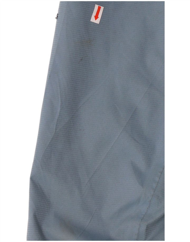 Adidas Regnjakke med hætte til kvinder UK 14 Medium Blue Polyester