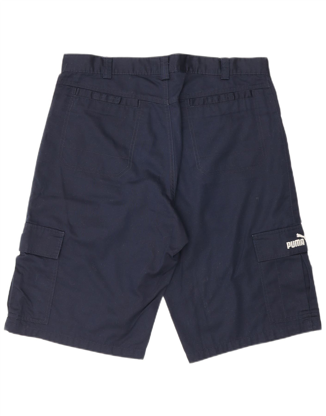 PUMA Herre Cargo Shorts Medium W32 Marineblå Bomuld