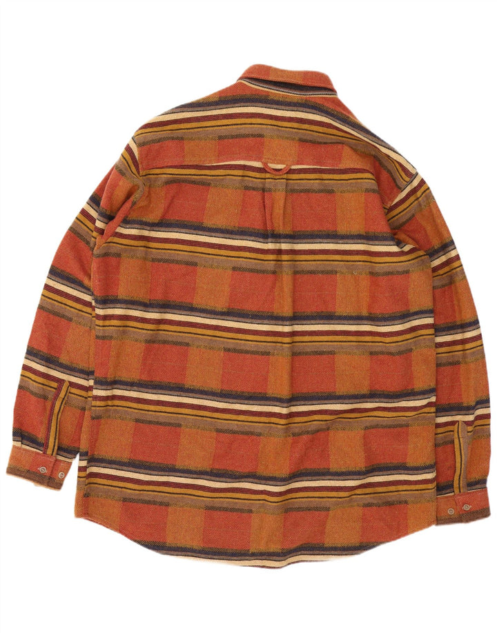 Marlboro Classics Herre Overshirt Shirt 2XL brun ternet akryl