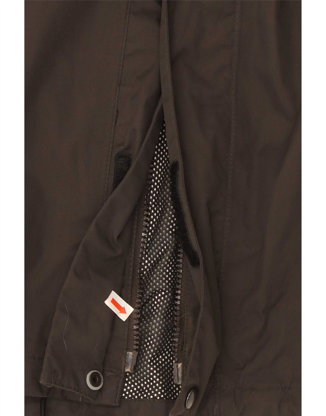 Jack Wolfskin Regnjakke til mænd UK 50 3XL Khaki Colourblock Polyamid
